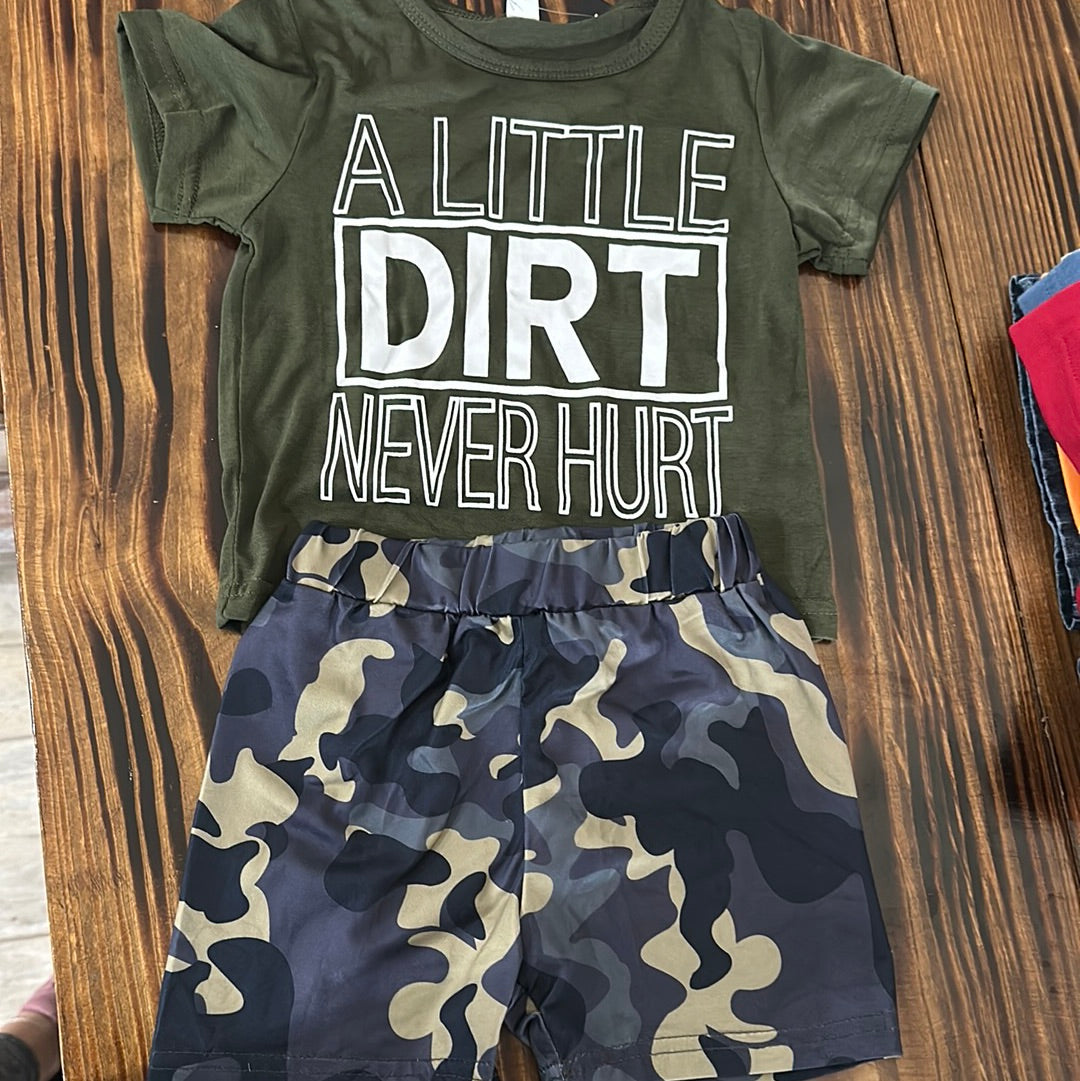 A Little Dirt Never Hurt Short Set