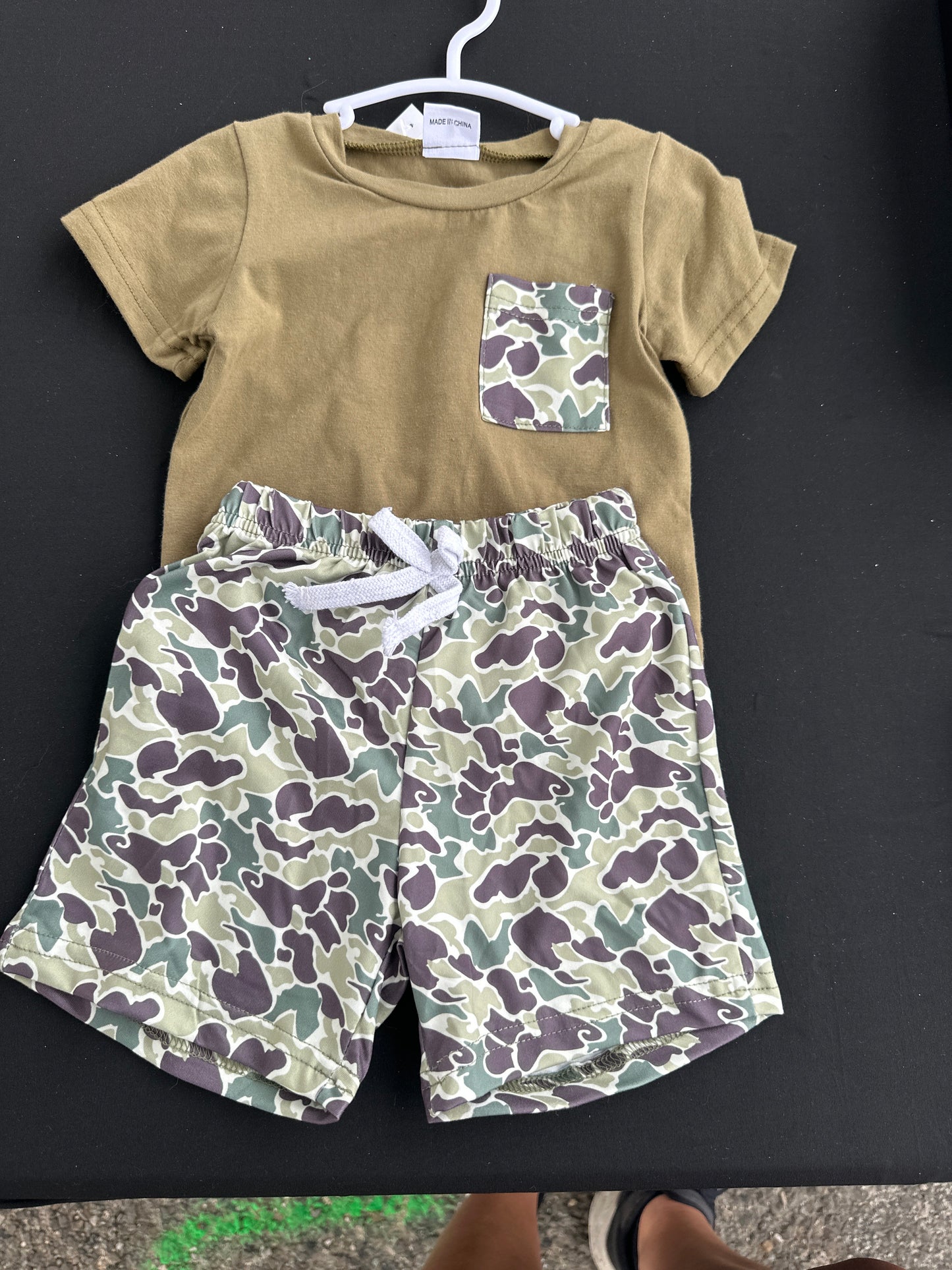 Camo Short Set