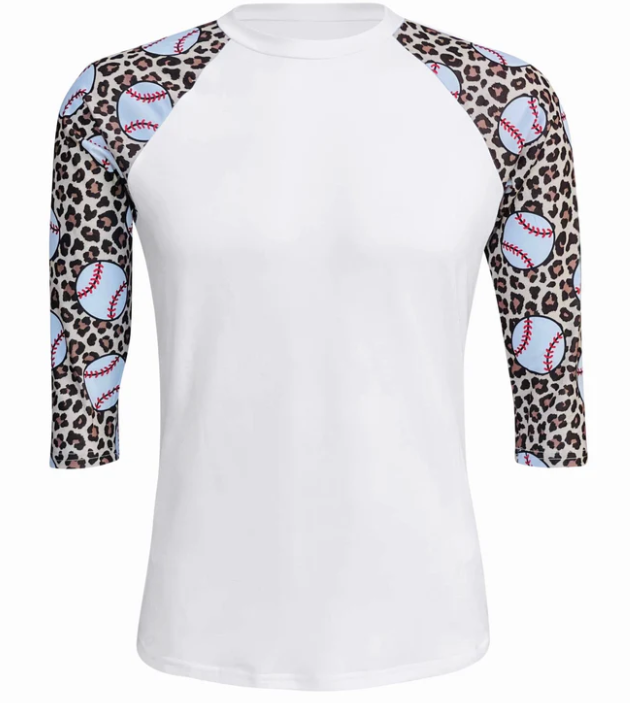 3/4 Sleeve Baseball/Softball Raglan - Customization Available