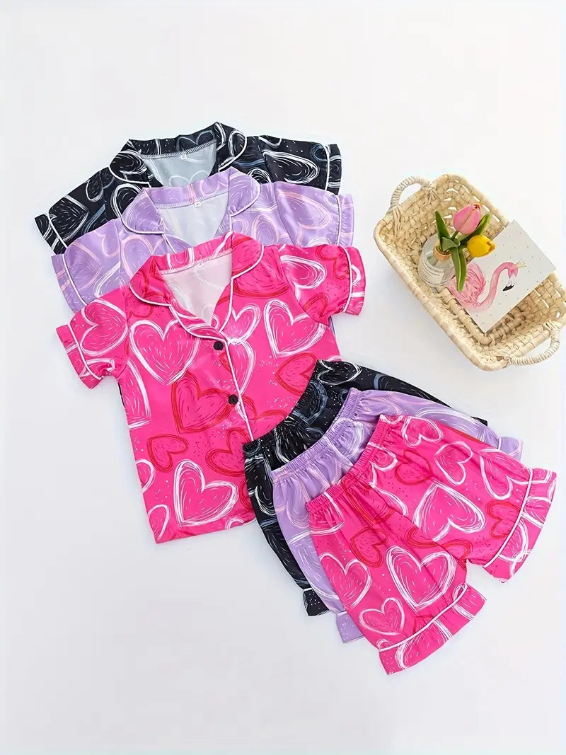 5-6 Years Satin Pajamas