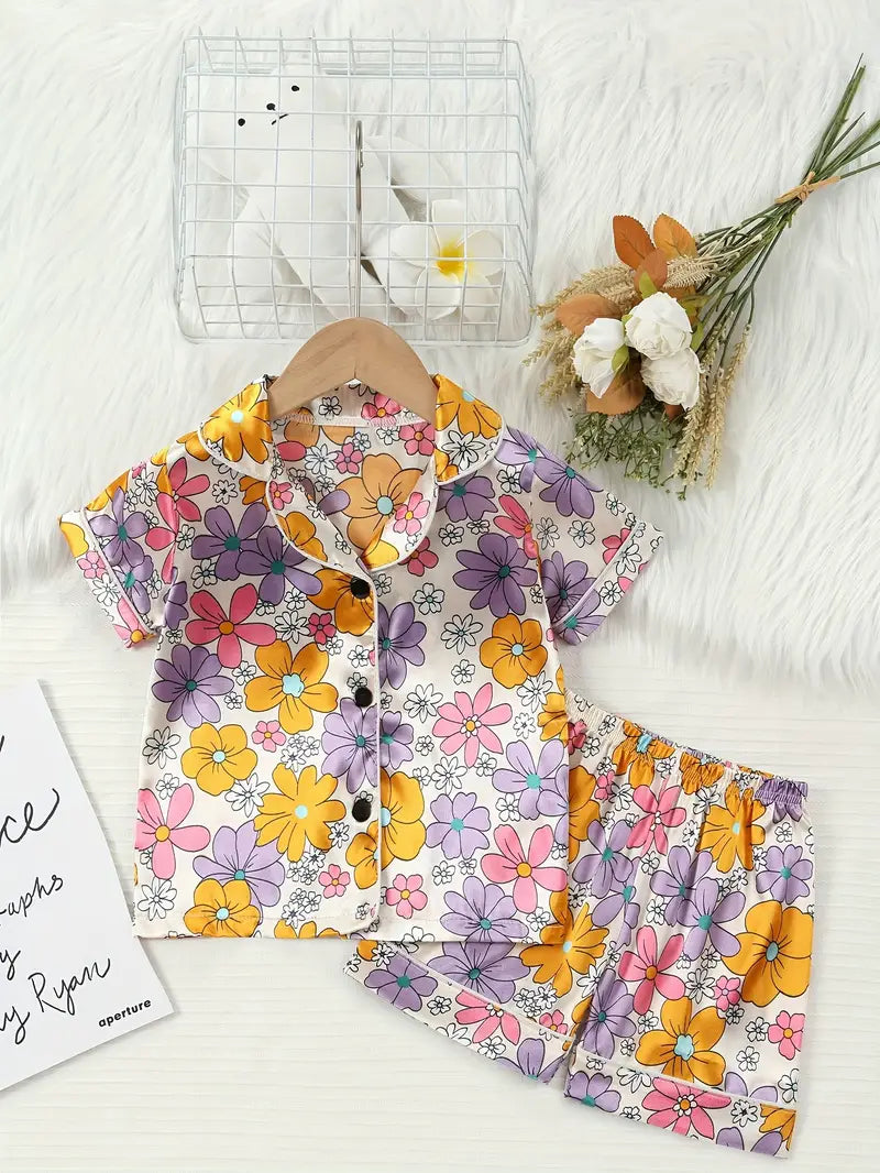 4-5 Years Satin Pajamas