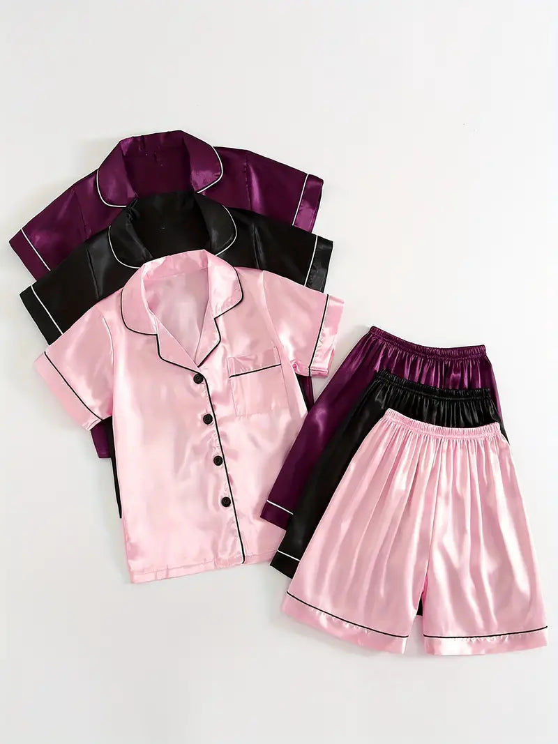 3-4 Years Satin Pajamas