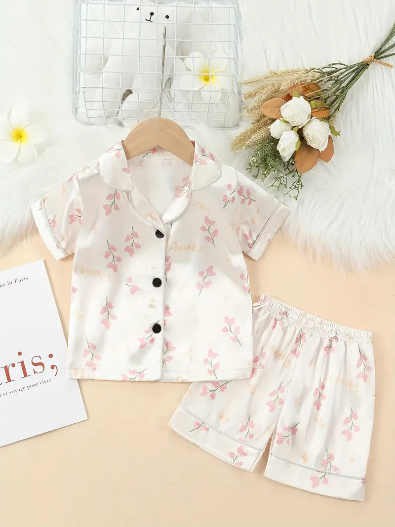 5-6 Years Satin Pajamas