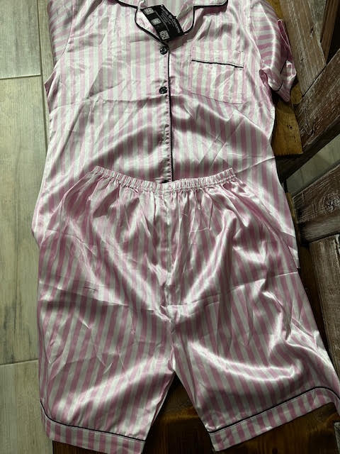 Girl's Sizes 7-13 Satin Pajamas