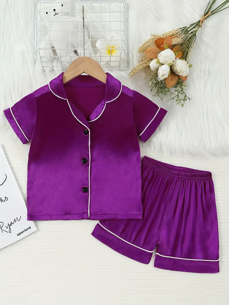 1-2 Years Satin Pajamas