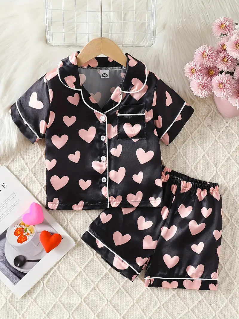 5-6 Years Satin Pajamas