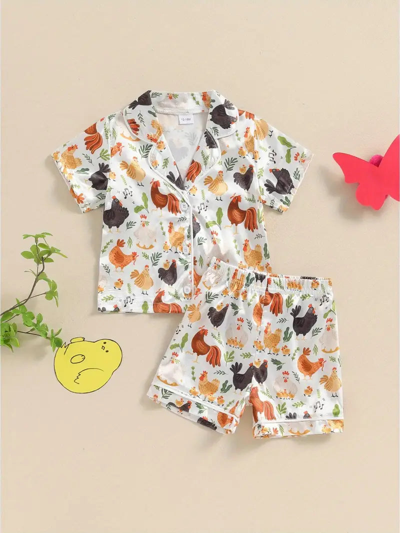 4-5 Years Satin Pajamas