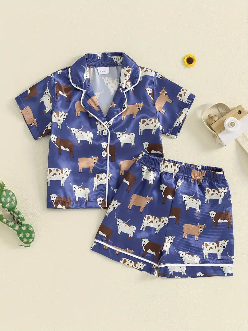 3-4 Years Satin Pajamas