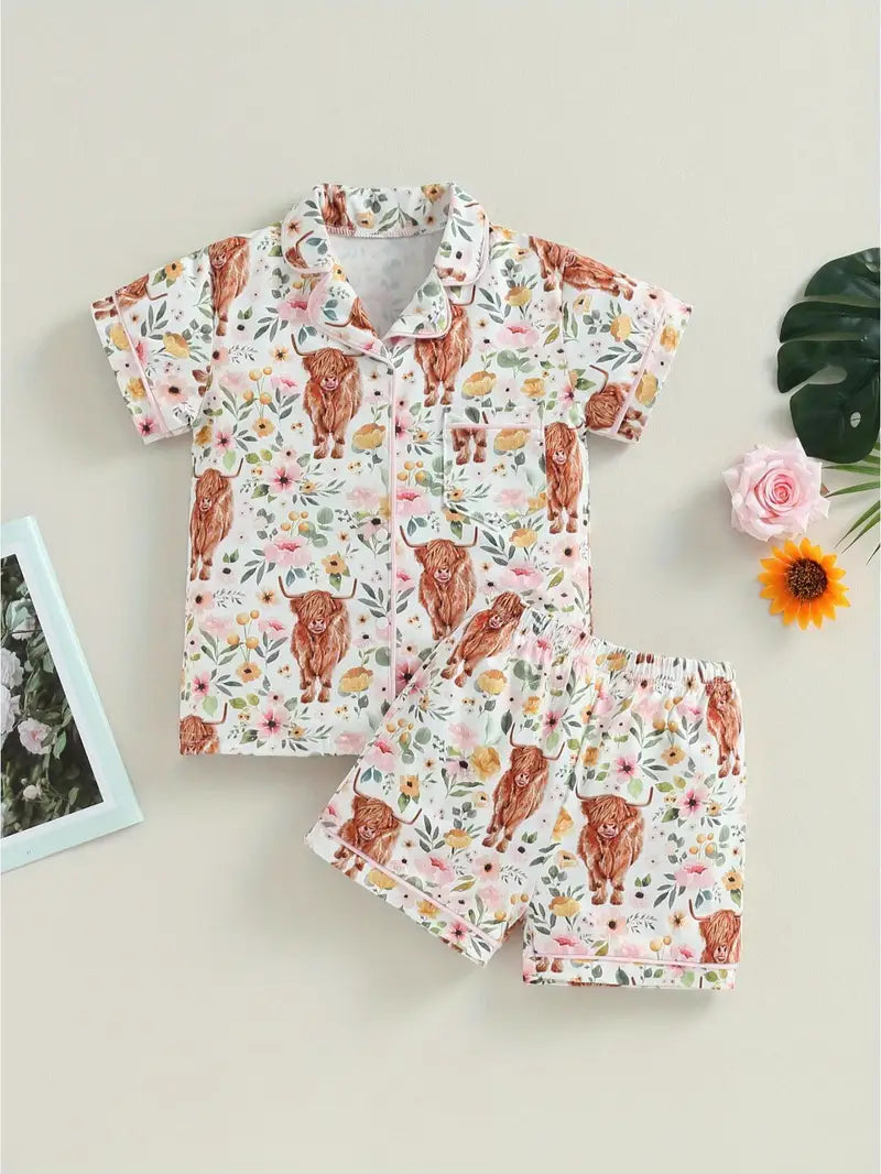 4-5 Years Satin Pajamas