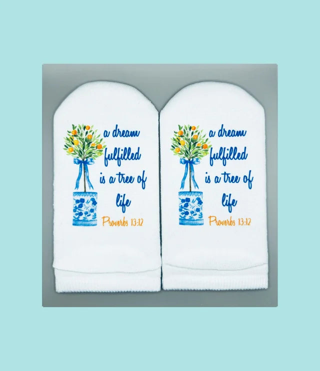 Standing on the Words Socks