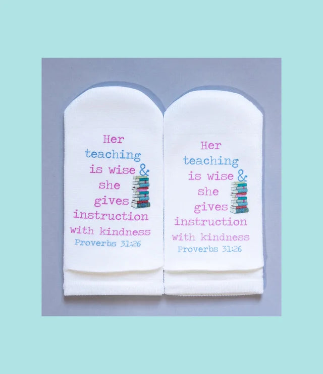 Standing on the Words Socks