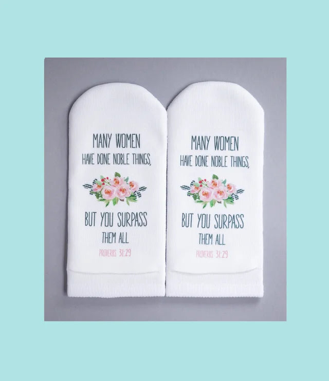 Standing on the Words Socks
