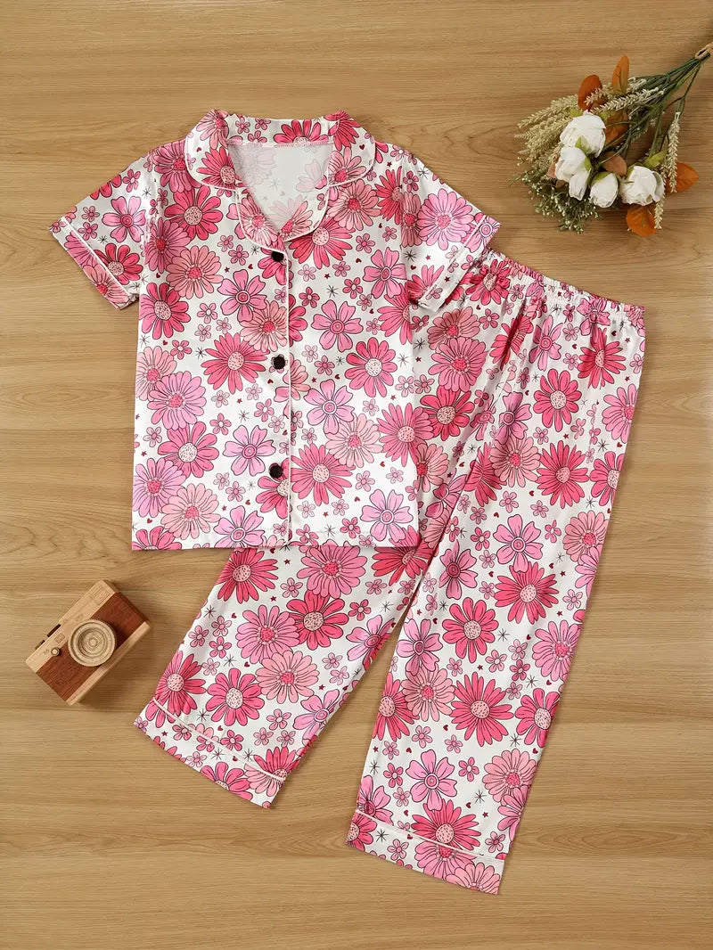 5-6 Years Satin Pajamas