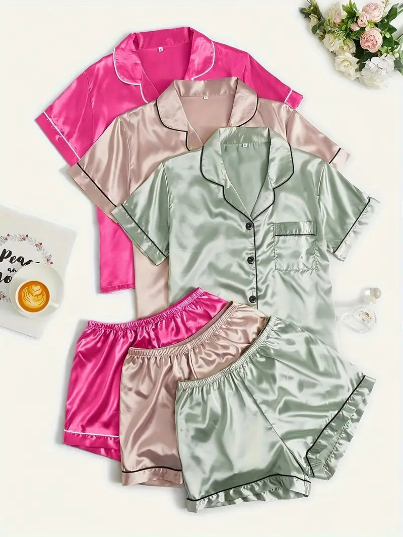 Women's Satin Pajamas