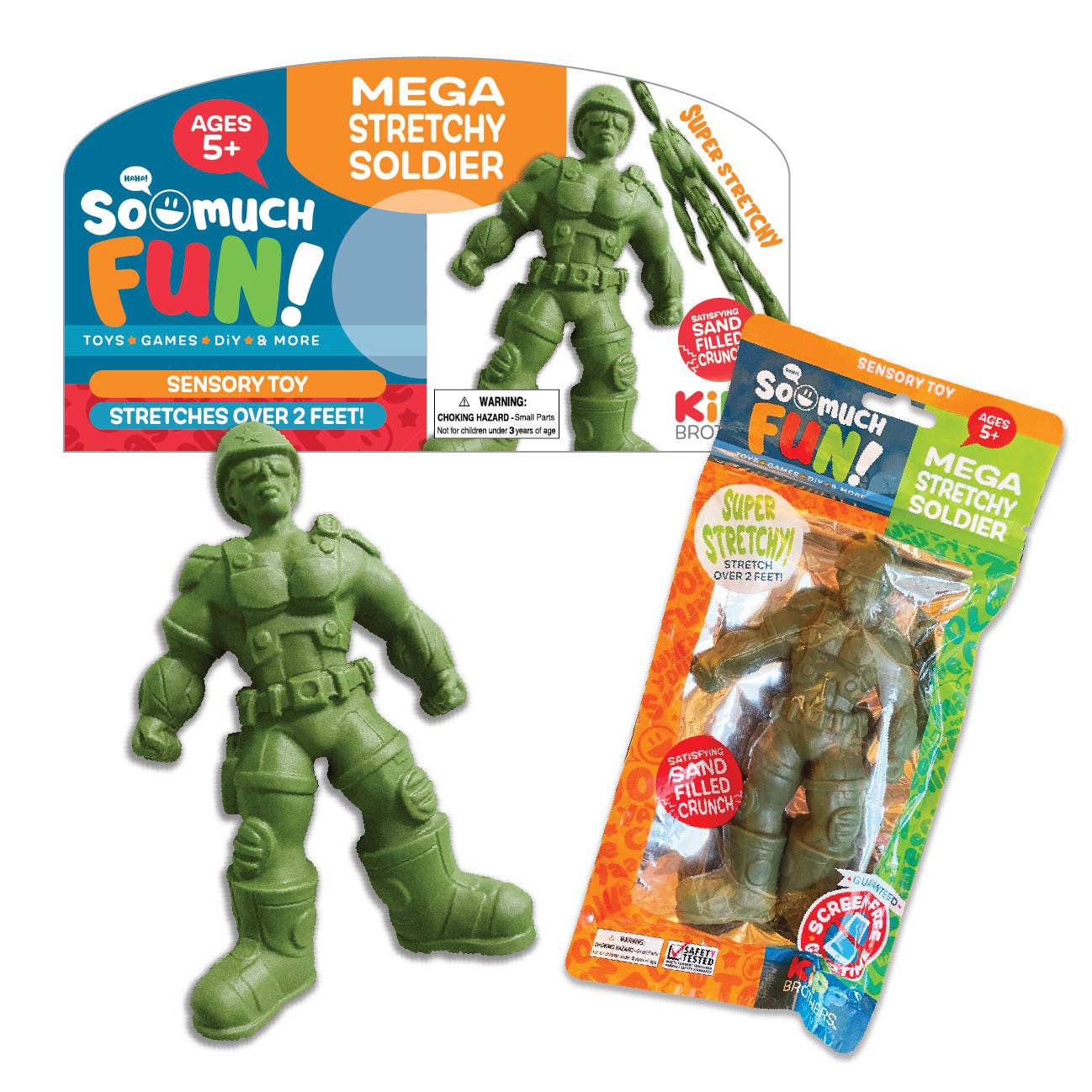 Stretchy Sand Soldier Toy Assortment