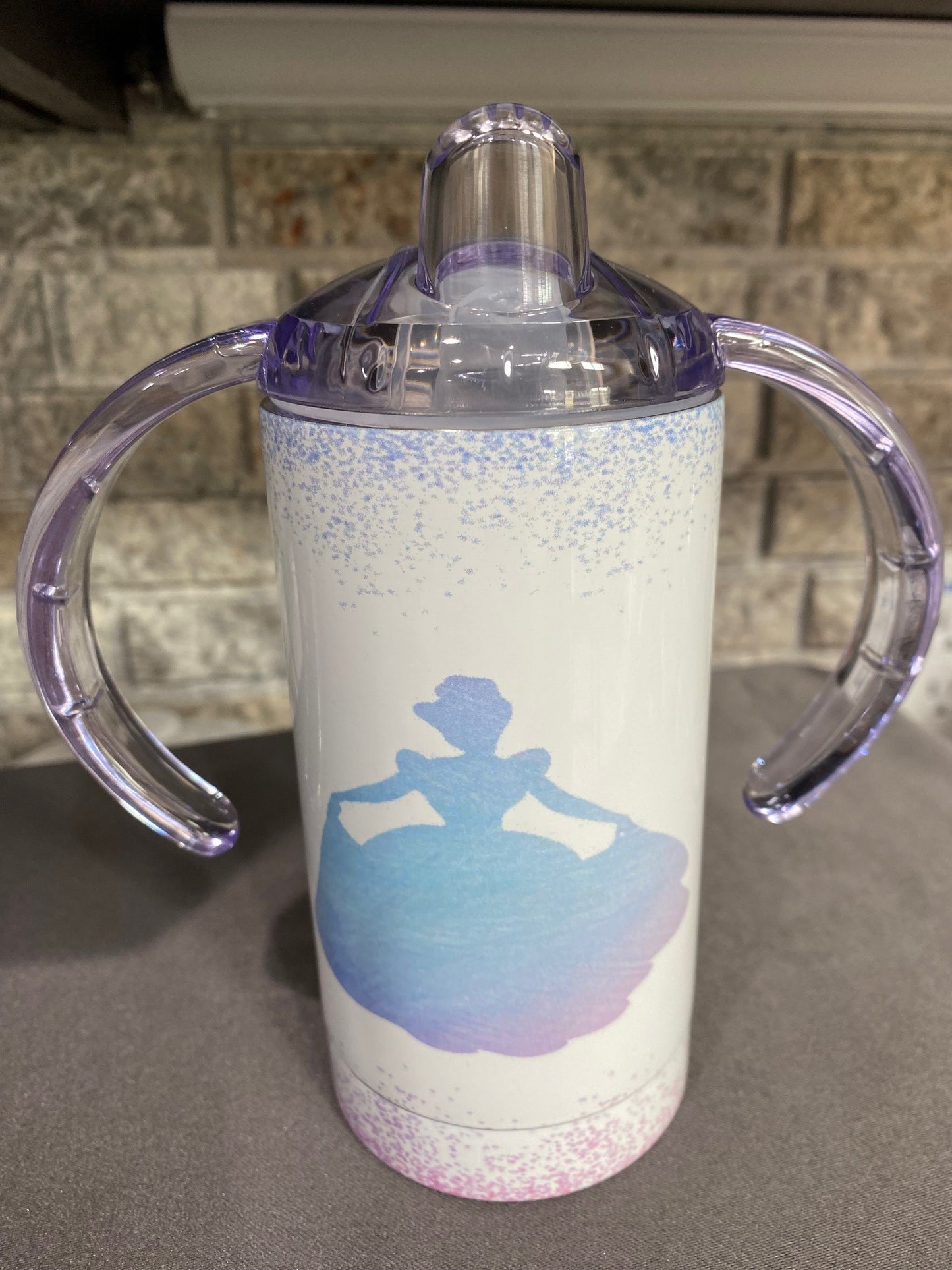12 oz. Sippy Tumbler - It's Not Easy Being a Princess...But if the Crown Fits