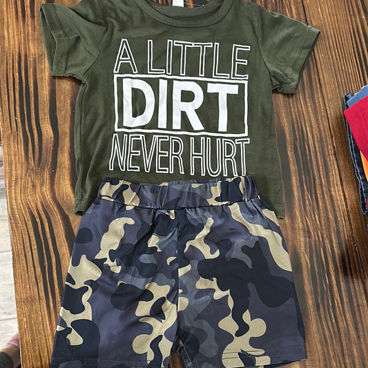 A Little Dirt Never Hurt Short Set