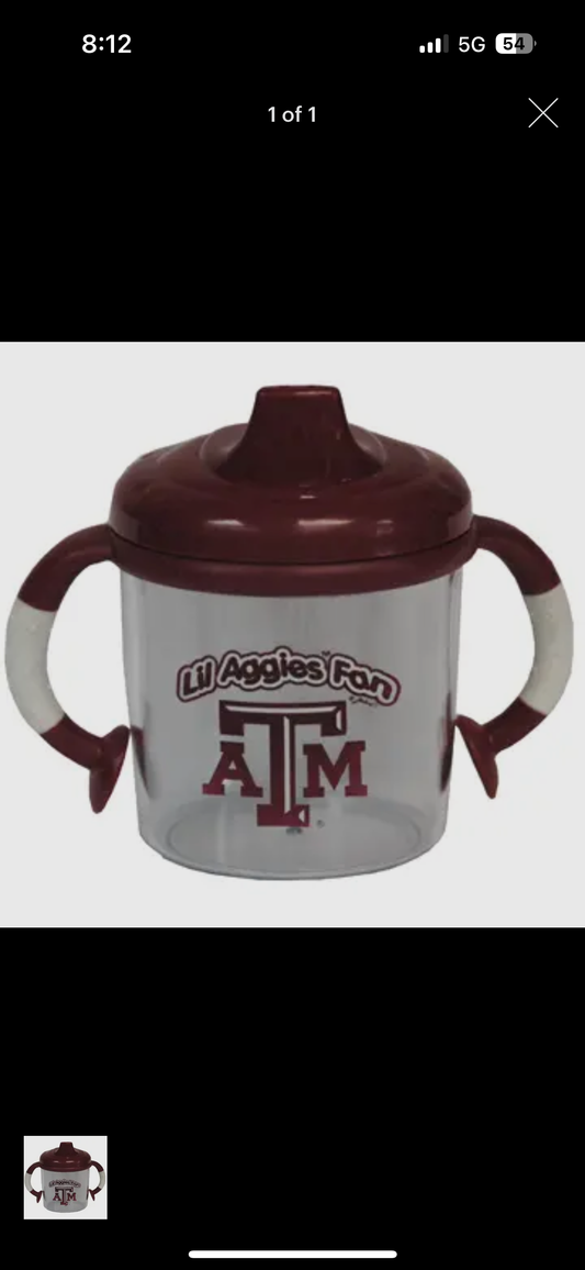 Texas A&M No Spill Sippy