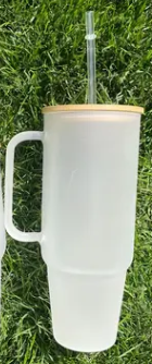 40 oz. Frosted Glass Mug Blank