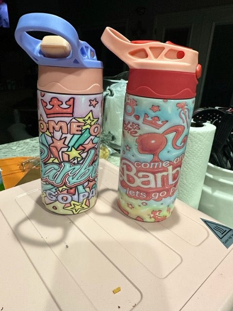 Barbie Flip-Top Sippy