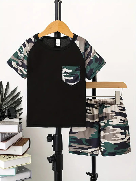 Camo Short Set