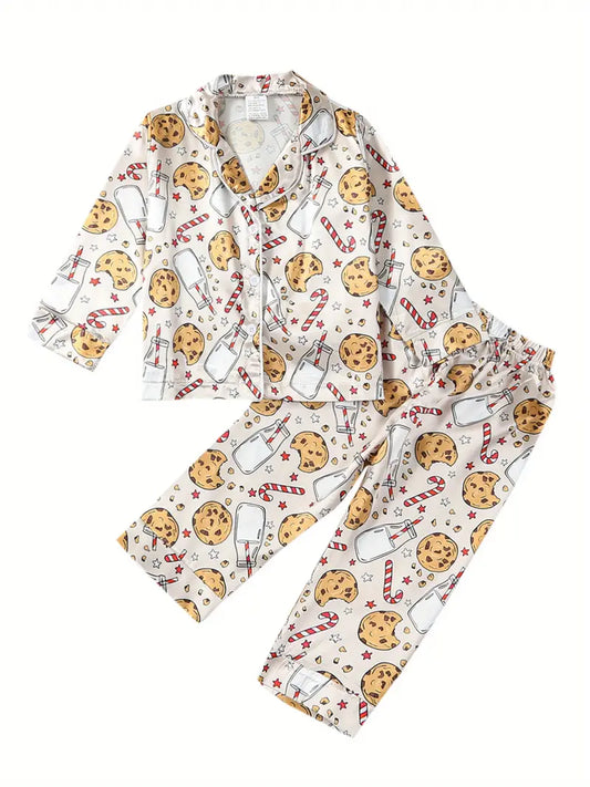 Christmas Satin Pajamas - Kids
