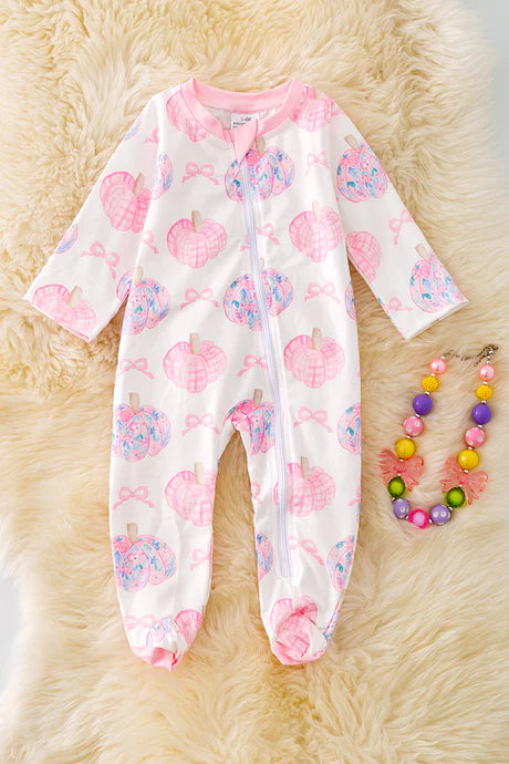 Pink Bow & Pumpkin Sleeper