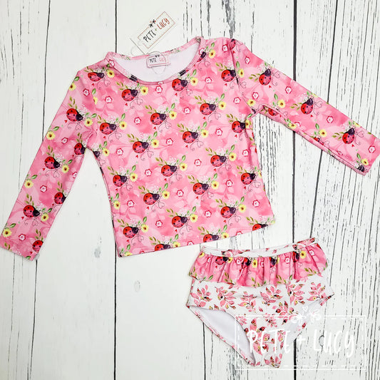 Ladybugs 2 Piece Swim Suit