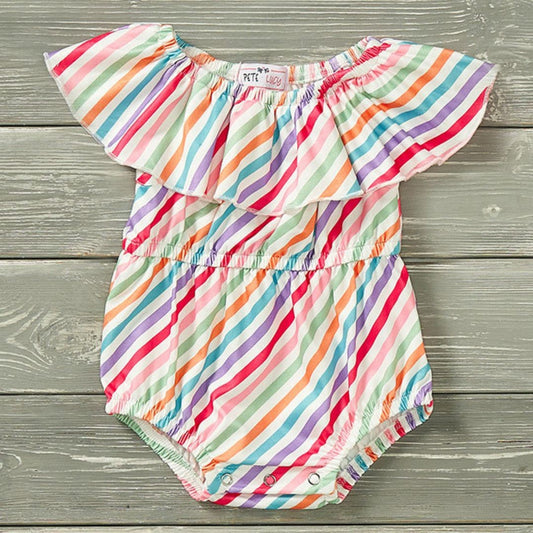 Simply Stripe Romper