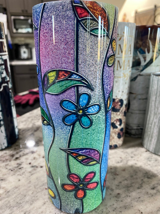 20 oz. Tumbler - Stained Glass
